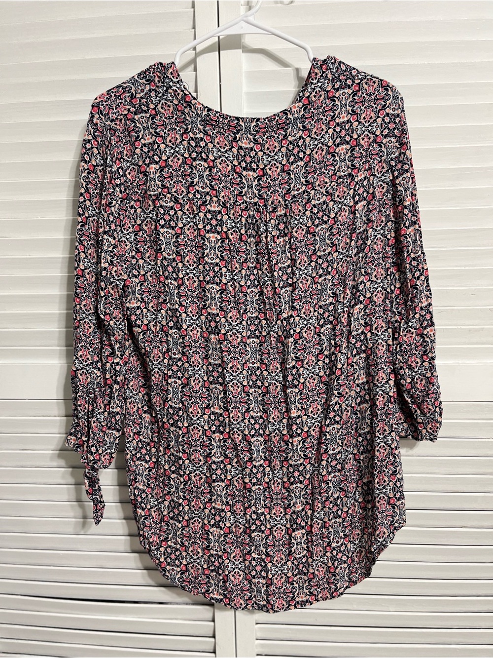 Westport Pink and Black Floral Tunic Top - Picture 2 of 9